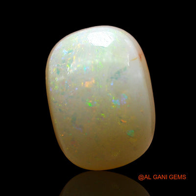 Natural Fire Opal Gemstone 2.00 Cts Loose Oval Cabochon From Australia 9x7x4 mm AD-400