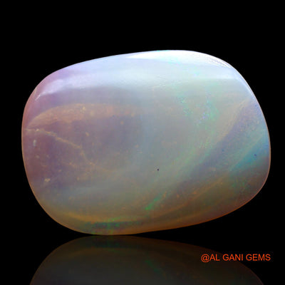 Natural Untreated Fire Opal Loose Gemstone Oval Cabochon From Australia 5.00 Cts 20x15x2 mm AD-401