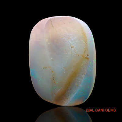 Natural Untreated Fire Opal Loose Gemstone Oval Cabochon From Australia 5.00 Cts 20x15x2 mm AD-401