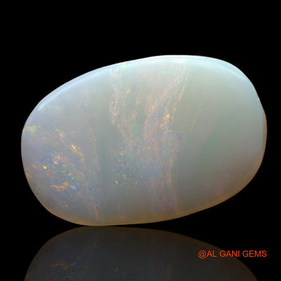 4.00 Cts Natural Australian Fire Opal Loose Gemstone Oval Cabochon 19x12x2 mm AD-403