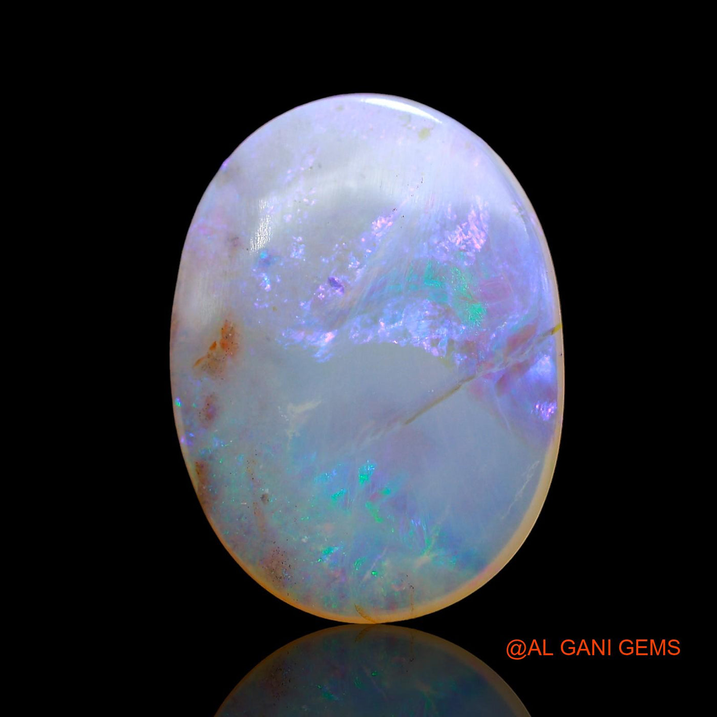 5.00 Cts Natural Australian Fire Opal Loose Gemstone Oval Cabochon 17x13x3 mm AD-405