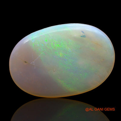 3.00 Cts Unheated Australian Fire Opal Loose Gemstone Oval Cabochon Natural 18x12x2 mm AD-406