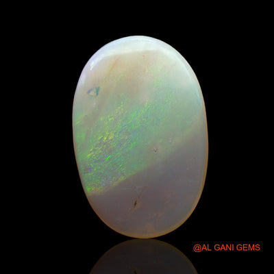 3.00 Cts Unheated Australian Fire Opal Loose Gemstone Oval Cabochon Natural 18x12x2 mm AD-406