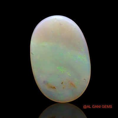 3.00 Cts Unheated Australian Fire Opal Loose Gemstone Oval Cabochon Natural 18x12x2 mm AD-406