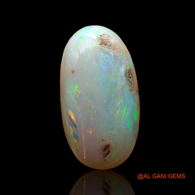 Natural Fire Opal Gemstone 6.00 Cts Loose Oval Cabochon From Australia 18x10x5 mm AD-407