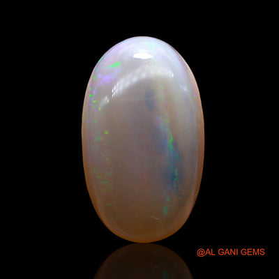 Natural Untreated Fire Opal Loose Gemstone Oval Cabochon From Australia 7.00 Cts 18x10x5 mm AD-408