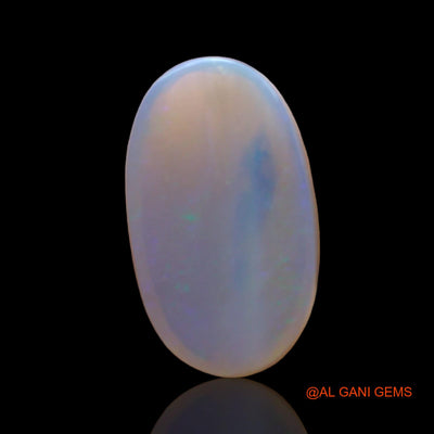 Natural Untreated Fire Opal Loose Gemstone Oval Cabochon From Australia 7.00 Cts 18x10x5 mm AD-408