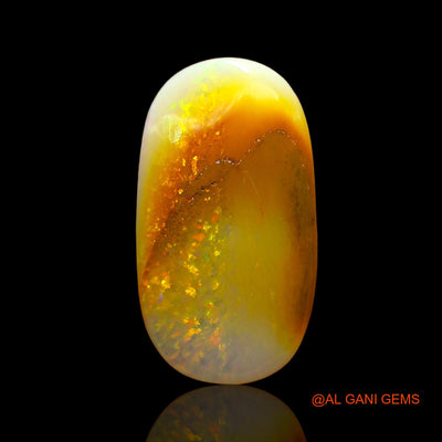 4.00 Cts Natural Australian Fire Opal Loose Gemstone Oval Cabochon 18x10x3 mm AD-409
