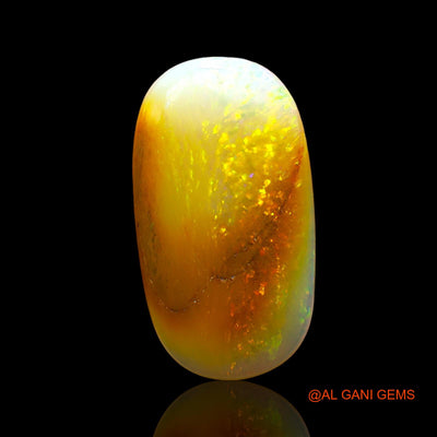 4.00 Cts Natural Australian Fire Opal Loose Gemstone Oval Cabochon 18x10x3 mm AD-409