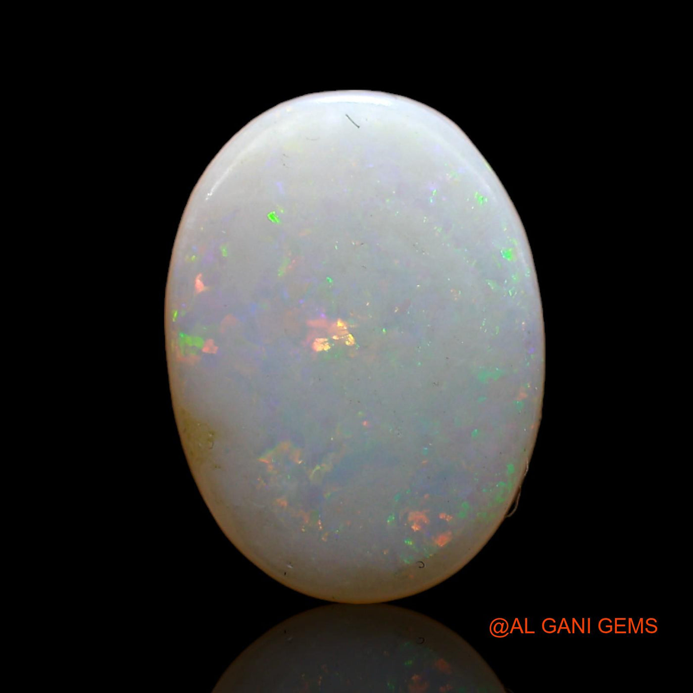 3.00 Cts Natural Australian Fire Opal Loose Gemstone Oval Cabochon 15x11x3 mm AD-40
