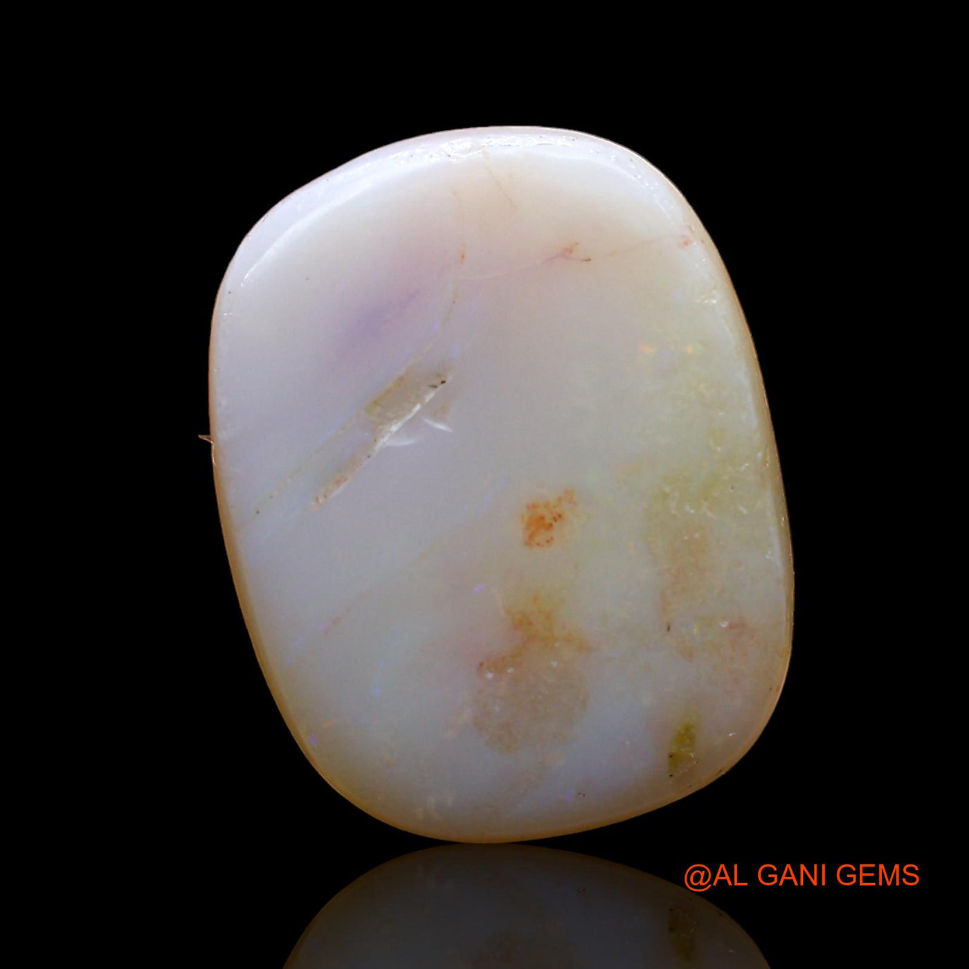 6.00 Cts Natural Australian Fire Opal Loose Gemstone Oval Cabochon 16x12x4 mm AD-410