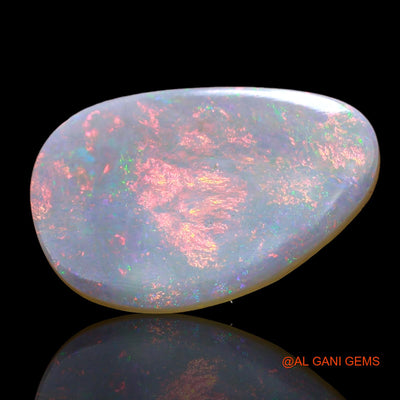 2.00 Cts Natural Australian Fire Opal Loose Gemstone Fancy Cabochon 18x12x1 mm AD-411