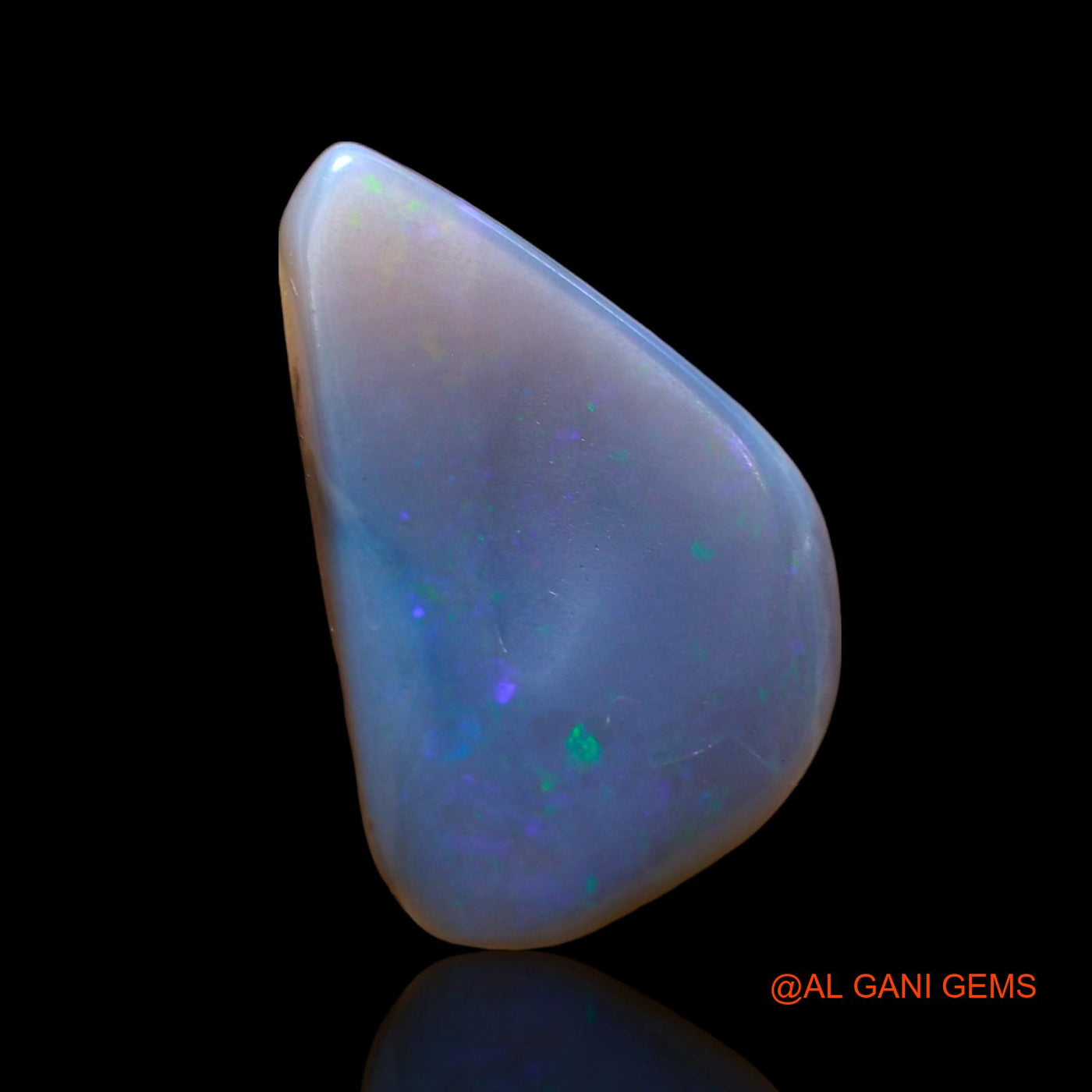 5.00 Cts Natural Australian Fire Opal Loose Gemstone Fancy Cabochon 18x11x3 mm AD-412