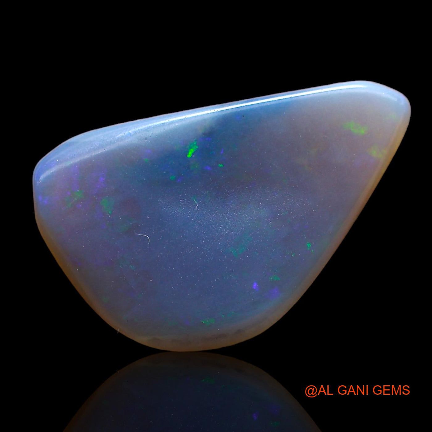 5.00 Cts Natural Australian Fire Opal Loose Gemstone Fancy Cabochon 18x11x3 mm AD-412