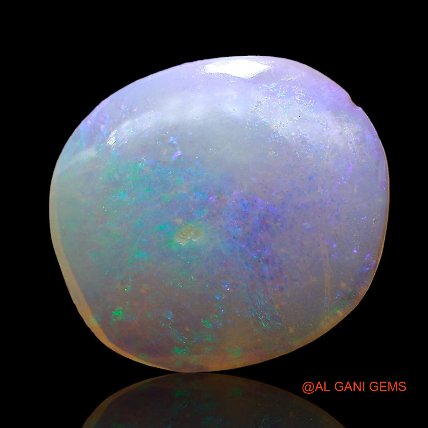 3.00 Cts Natural Australian Fire Opal Loose Gemstone Oval Cabochon 16x14x2 mm AD-413