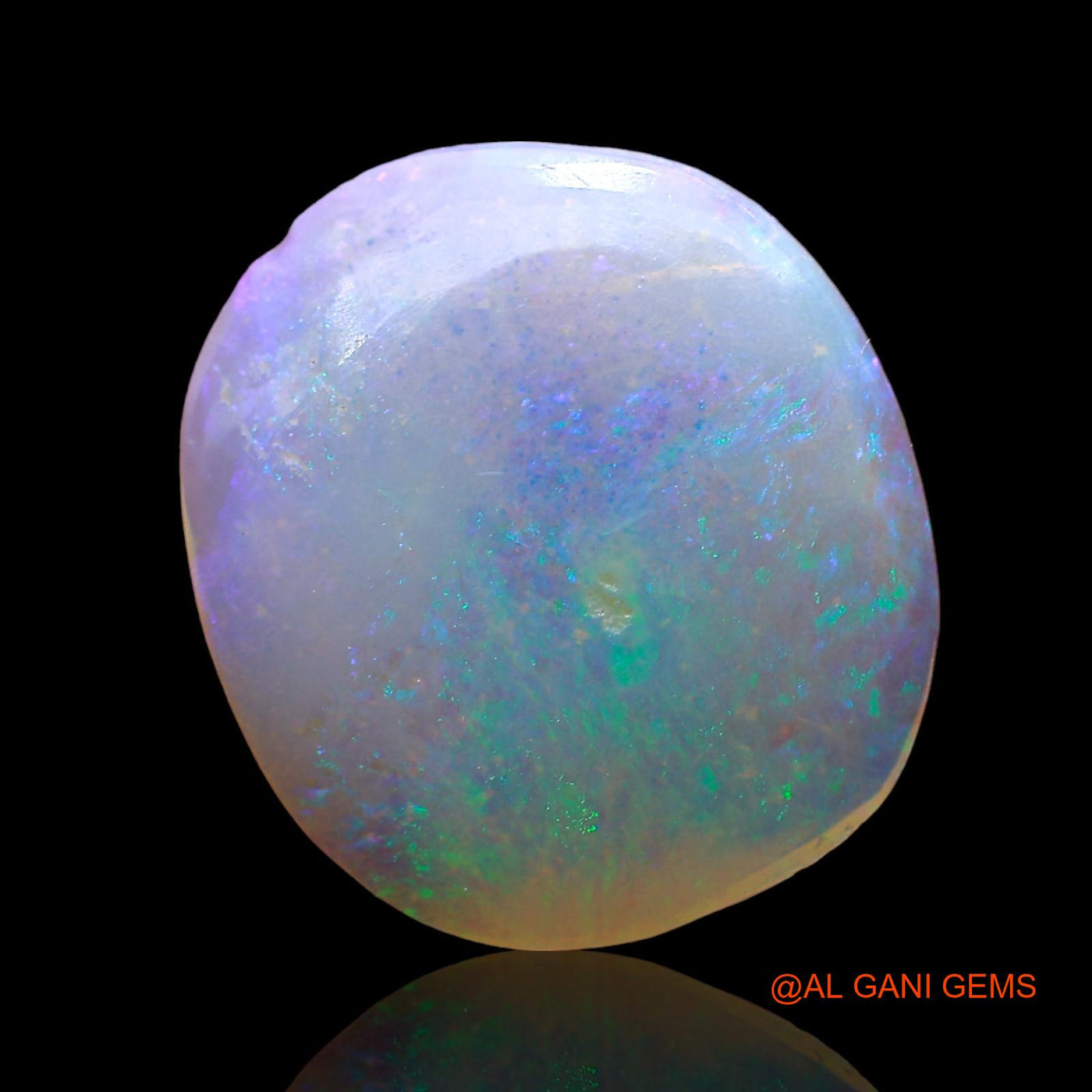 3.00 Cts Natural Australian Fire Opal Loose Gemstone Oval Cabochon 16x14x2 mm AD-413