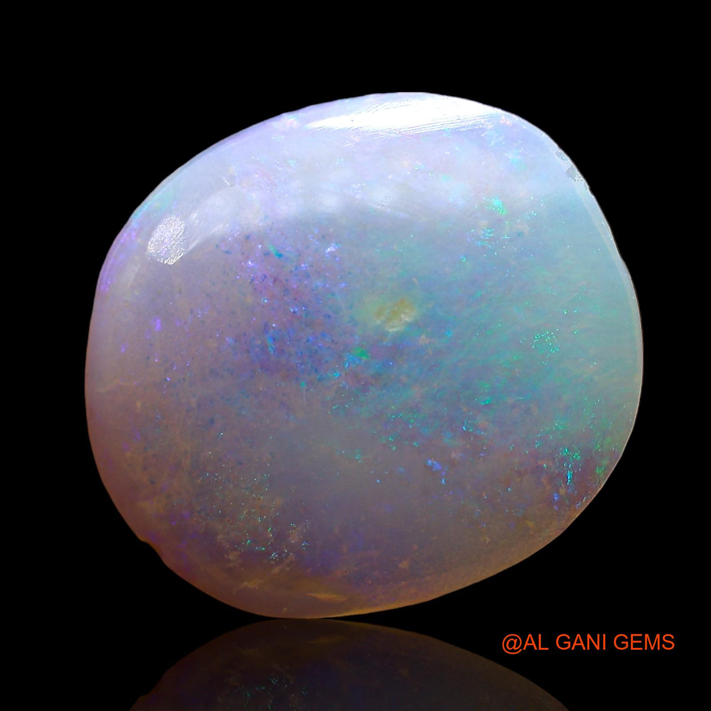 3.00 Cts Natural Australian Fire Opal Loose Gemstone Oval Cabochon 16x14x2 mm AD-413