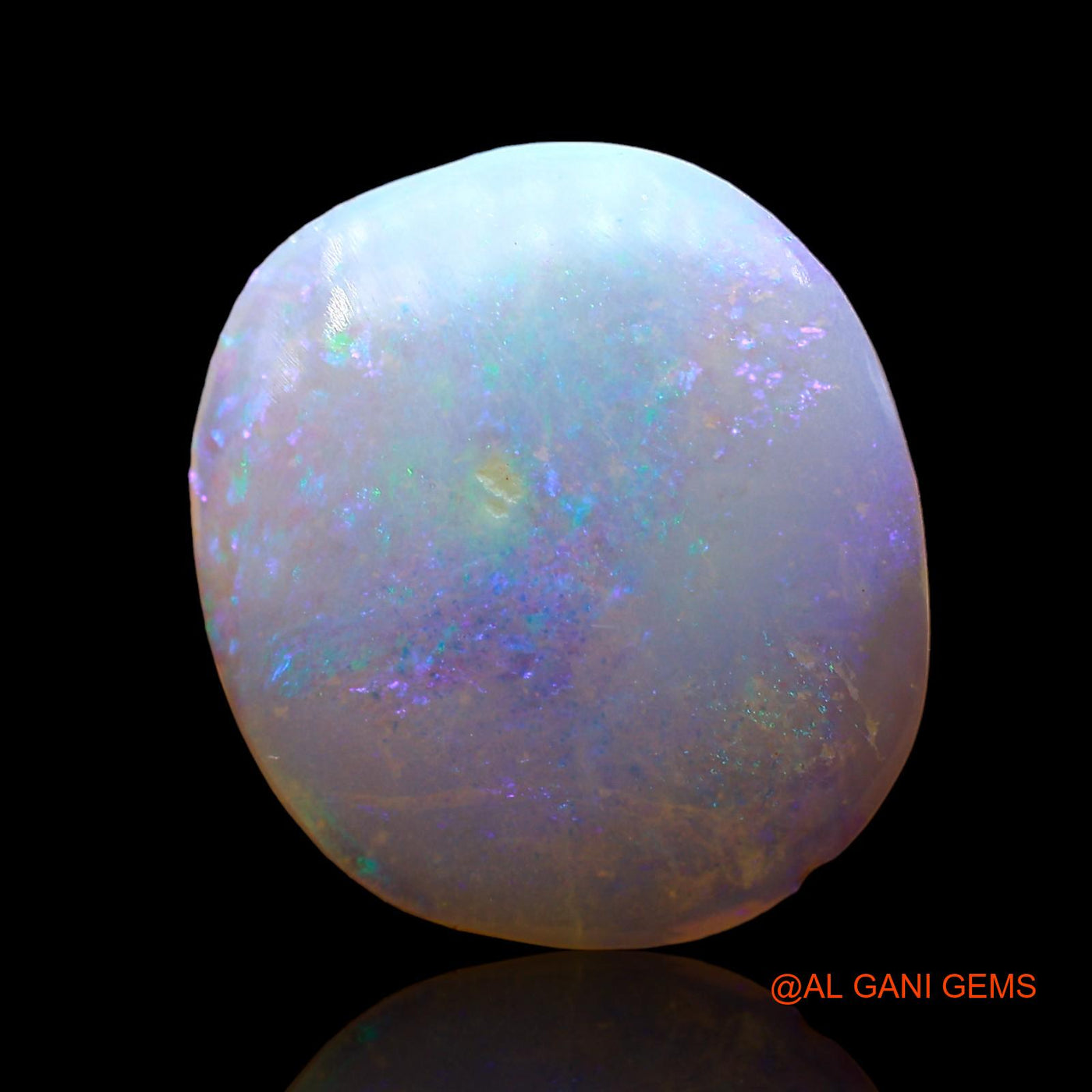 3.00 Cts Natural Australian Fire Opal Loose Gemstone Oval Cabochon 16x14x2 mm AD-413