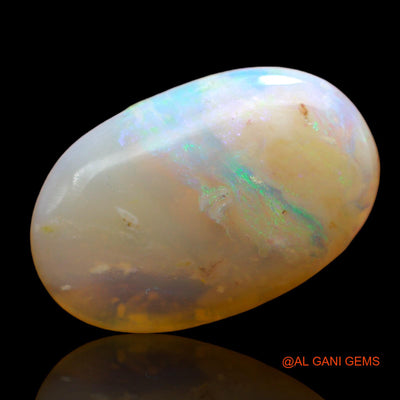 4.00 Cts Natural Australian Fire Opal Loose Gemstone Oval Cabochon 17x11x3 mm AD-416