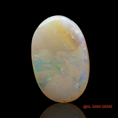 4.00 Cts Natural Australian Fire Opal Loose Gemstone Oval Cabochon 17x11x3 mm AD-416