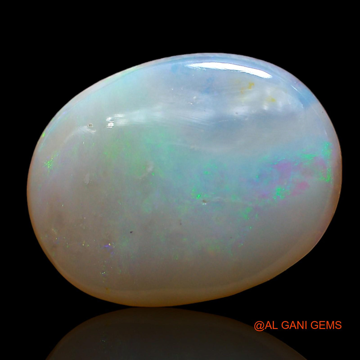5.00 Cts Natural Australian Fire Opal Loose Gemstone Oval Cabochon 16x12x4 mm AD-417