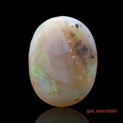 5.00 Cts Natural Australian Fire Opal Loose Gemstone Oval Cabochon 16x12x4 mm AD-417