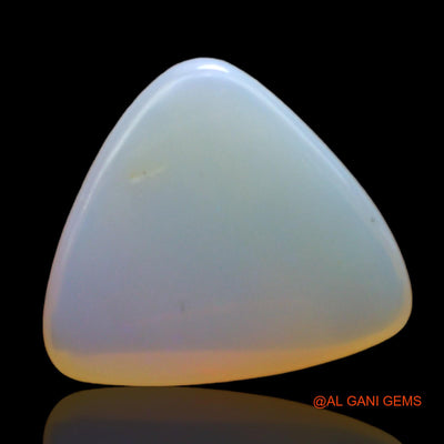 Natural Fire Opal Gemstone 6.00 Cts Loose Trillion Cabochon From Australia 14x13x5 mm AD-418