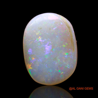 4.00 Cts Natural Australian Fire Opal Loose Gemstone Oval Cabochon 14x11x3 mm AD-41