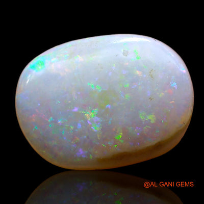 4.00 Cts Natural Australian Fire Opal Loose Gemstone Oval Cabochon 14x11x3 mm AD-41