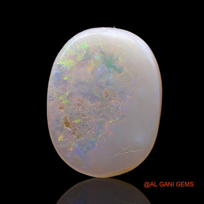 3.00 Cts Natural Australian Fire Opal Oval Cabochon Loose Gemstone For Jewelry 15x12x2 mm AD-420