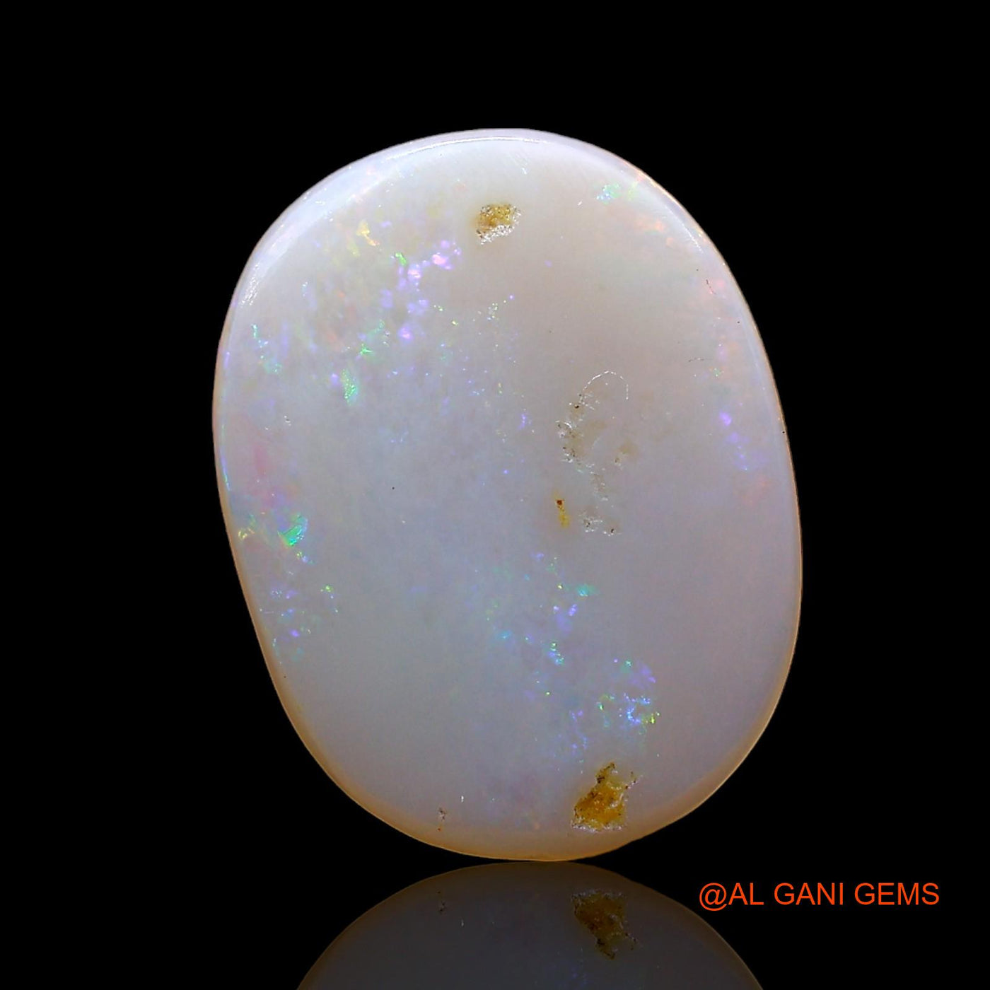 3.00 Cts Natural Australian Fire Opal Oval Cabochon Loose Gemstone For Jewelry 15x12x2 mm AD-420