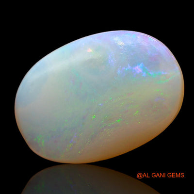 3.00 Cts Unheated Australian Fire Opal Loose Gemstone Oval Cabochon Natural 16x11x2 mm AD-421