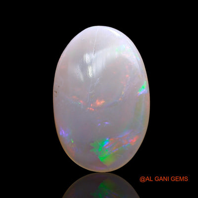 3.00 Cts Natural Australian Fire Opal Loose Gemstone Oval Cabochon 16x11x3 mm AD-423
