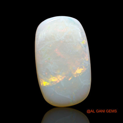 4.00 Cts Unheated Australian Fire Opal Loose Gemstone Oval Cabochon Natural 16x10x3 mm AD-424