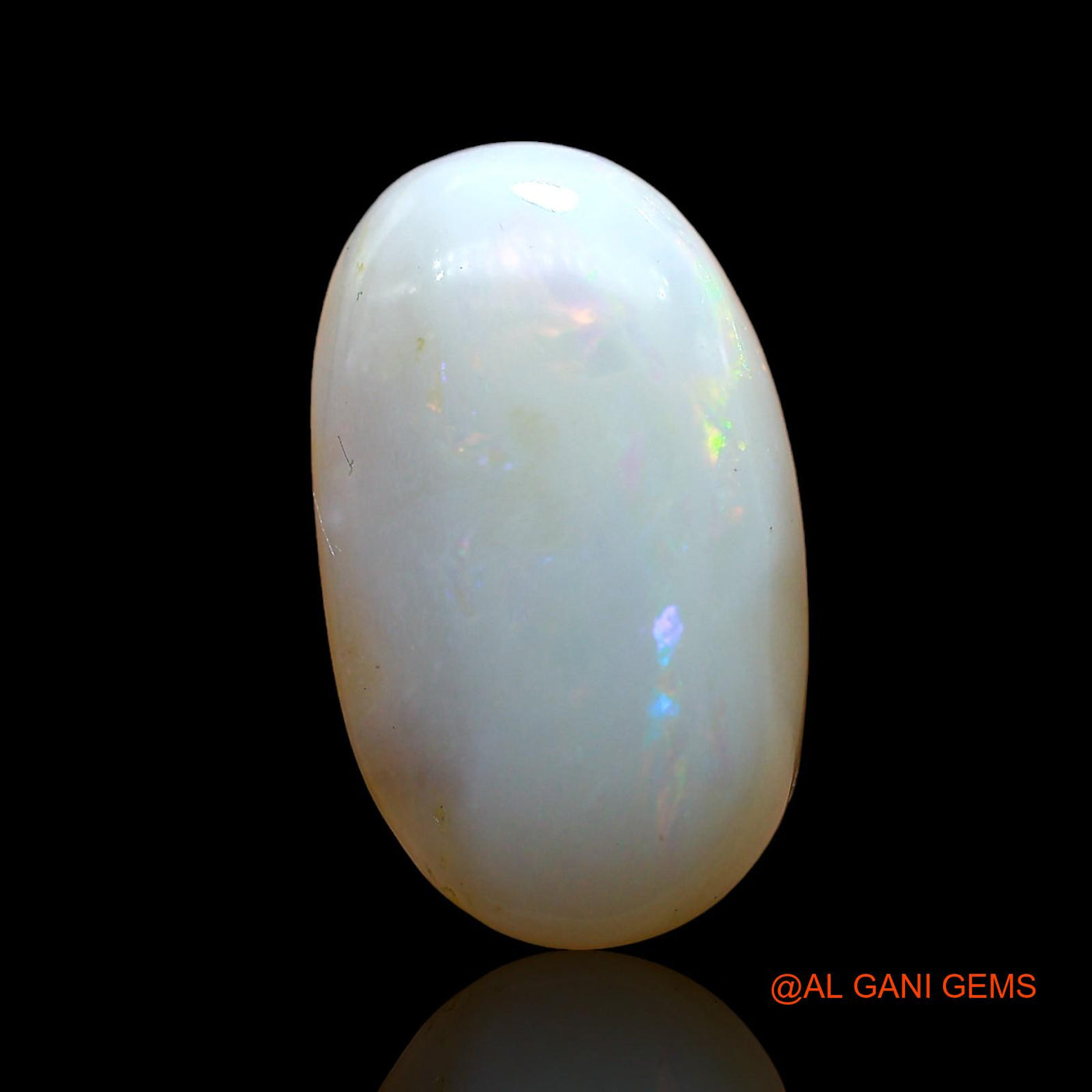 7.00 Cts Unheated Australian Fire Opal Loose Gemstone Oval Cabochon Natural 17x10x5 mm AD-426