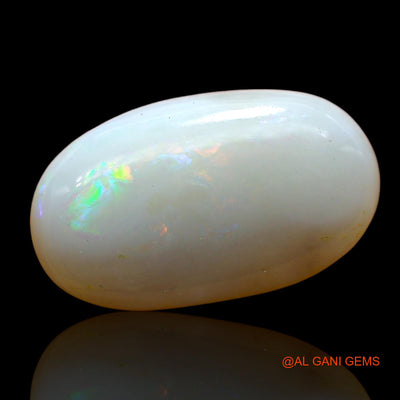 7.00 Cts Unheated Australian Fire Opal Loose Gemstone Oval Cabochon Natural 17x10x5 mm AD-426