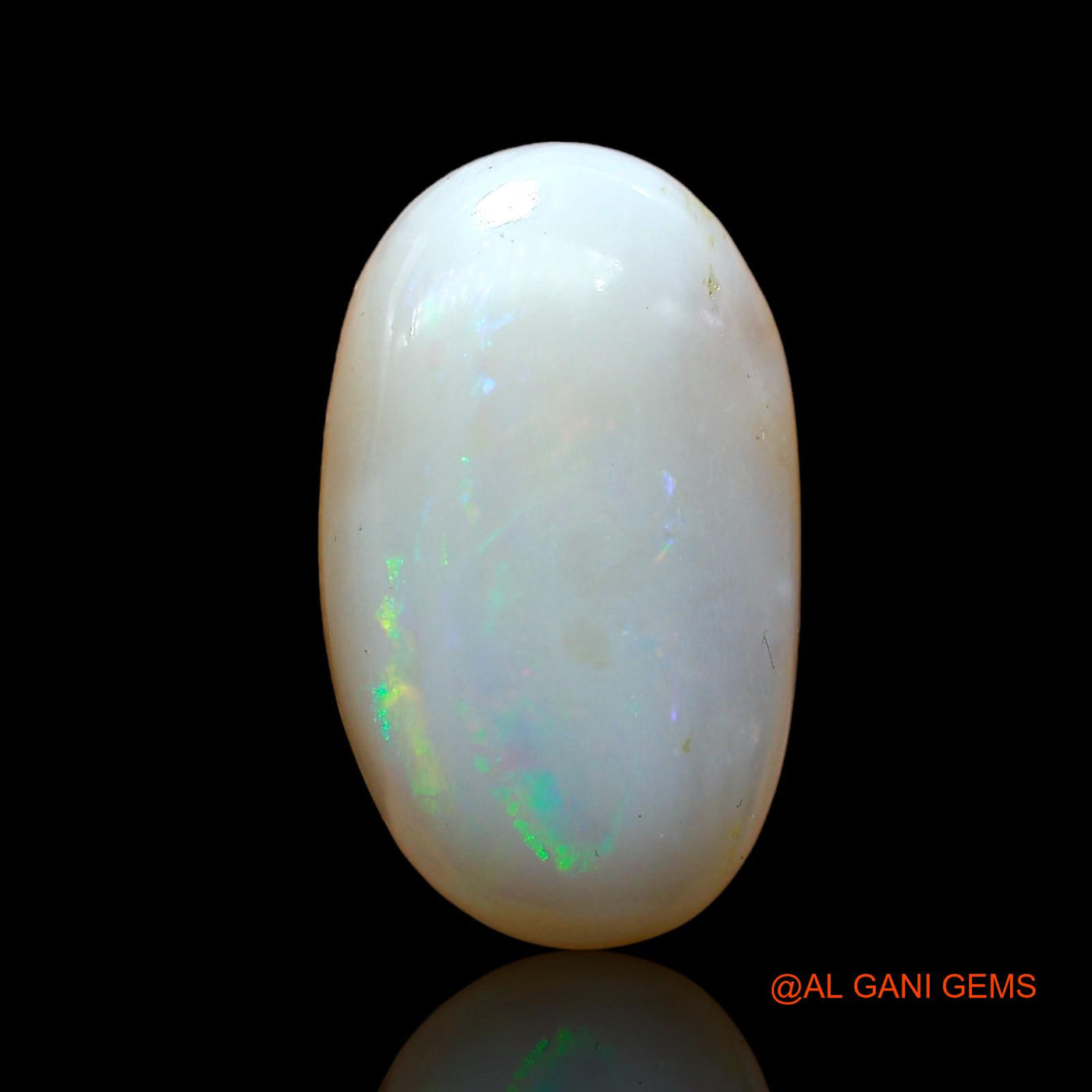 7.00 Cts Unheated Australian Fire Opal Loose Gemstone Oval Cabochon Natural 17x10x5 mm AD-426