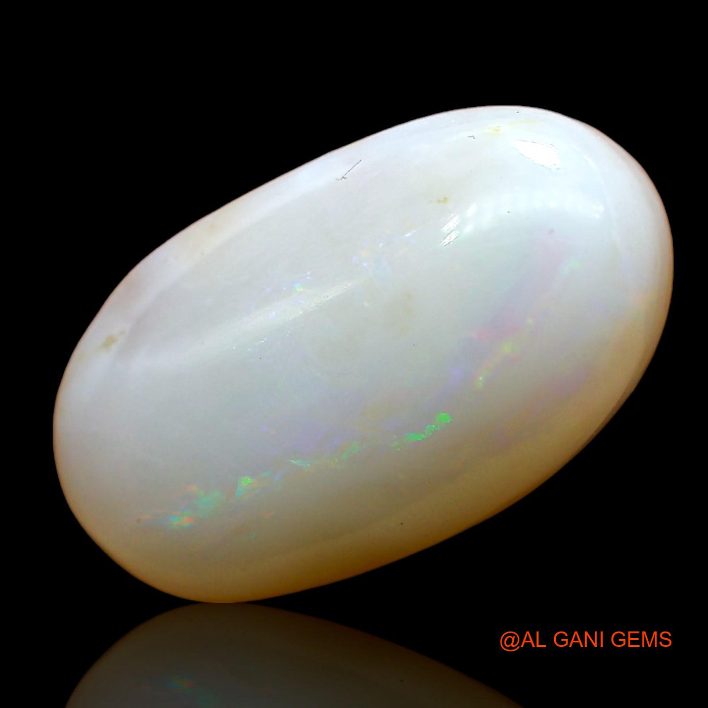 7.00 Cts Unheated Australian Fire Opal Loose Gemstone Oval Cabochon Natural 17x10x5 mm AD-426