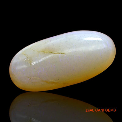 6.00 Cts Natural Australian Fire Opal Oval Cabochon Loose Gemstone For Jewelry 18x8x6 mm AD-427