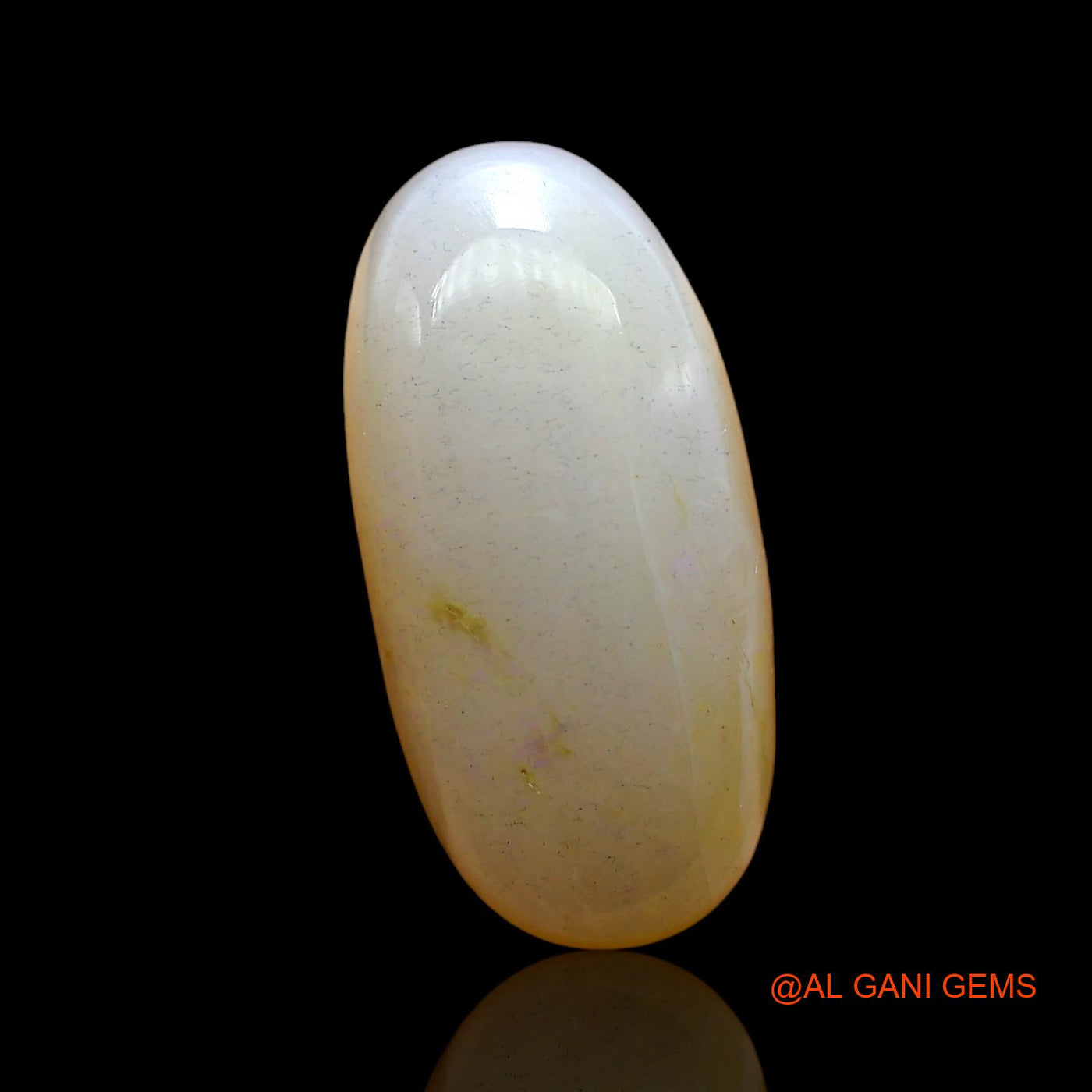 6.00 Cts Natural Australian Fire Opal Oval Cabochon Loose Gemstone For Jewelry 18x8x6 mm AD-427