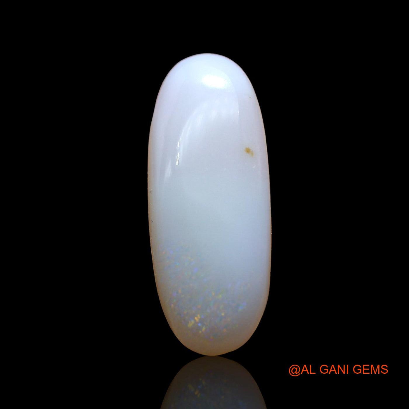 Natural Fire Opal Gemstone 3.00 Cts Loose Oval Cabochon From Australia 20x8x3 mm AD-429