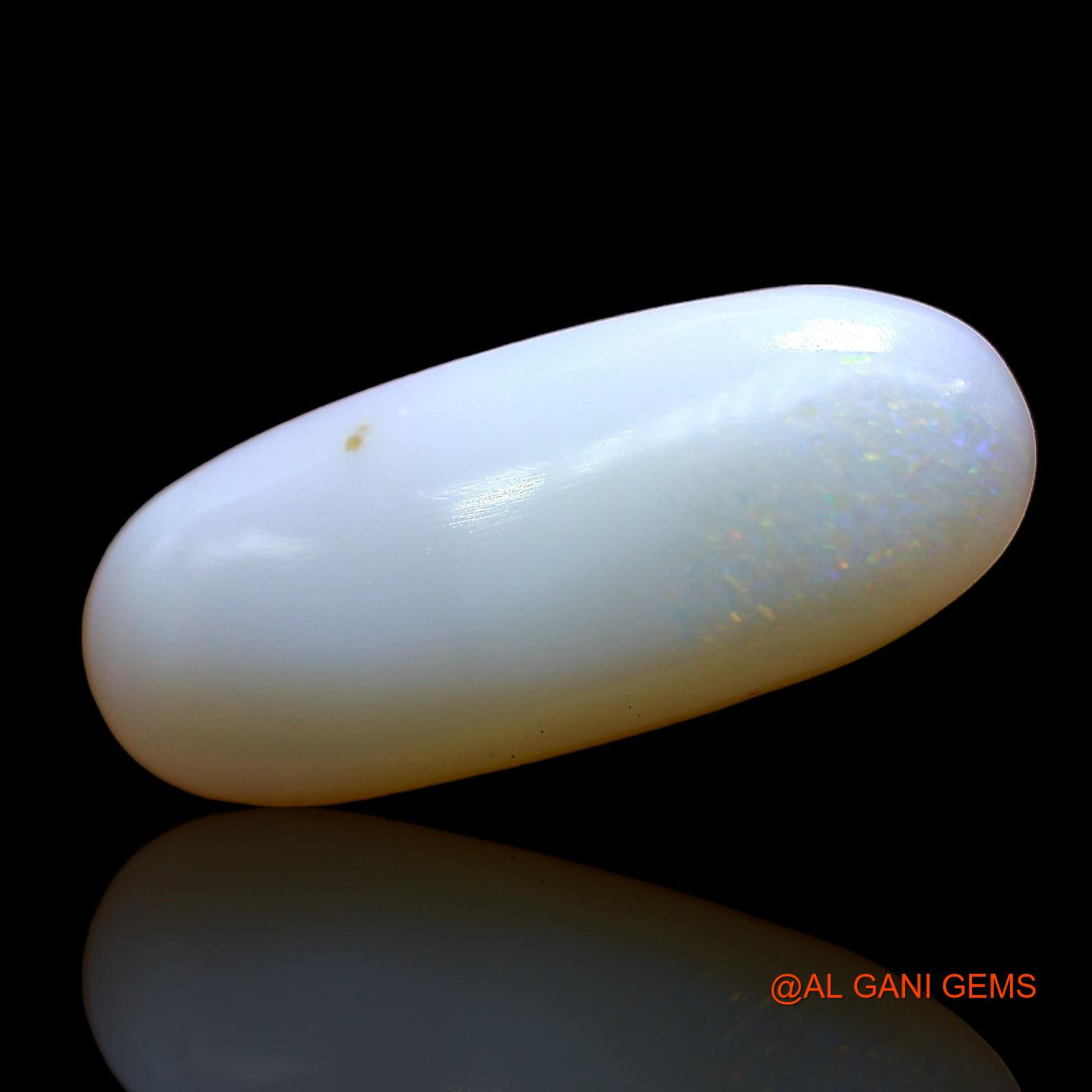 Natural Fire Opal Gemstone 3.00 Cts Loose Oval Cabochon From Australia 20x8x3 mm AD-429