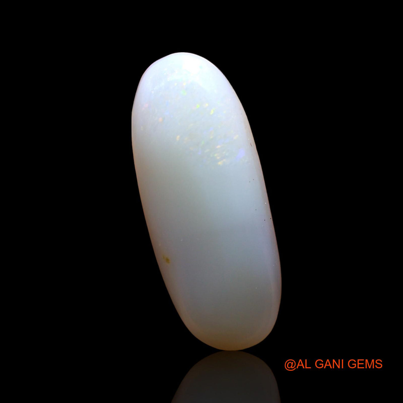 Natural Fire Opal Gemstone 3.00 Cts Loose Oval Cabochon From Australia 20x8x3 mm AD-429