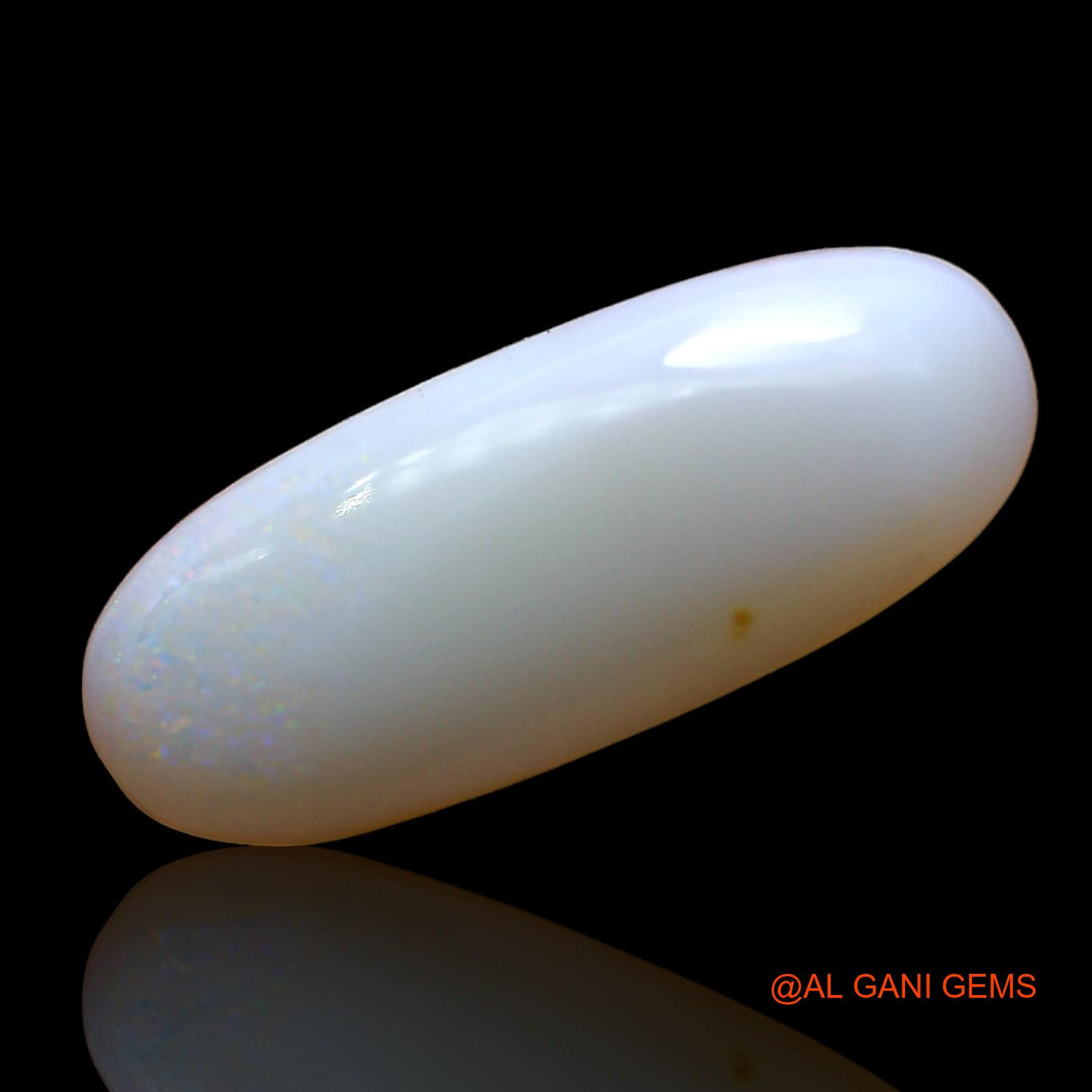 Natural Fire Opal Gemstone 3.00 Cts Loose Oval Cabochon From Australia 20x8x3 mm AD-429
