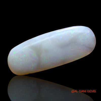 3.00 Cts Natural Australian Fire Opal Loose Gemstone Oval Cabochon 18x7x3 mm AD-430