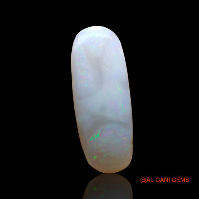 3.00 Cts Natural Australian Fire Opal Loose Gemstone Oval Cabochon 18x7x3 mm AD-430