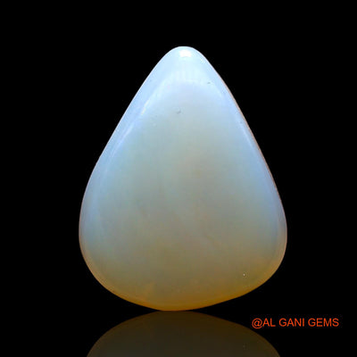 5.00 Cts Natural Australian Fire Opal Loose Gemstone Pear Cabochon 15x12x4 mm AD-431