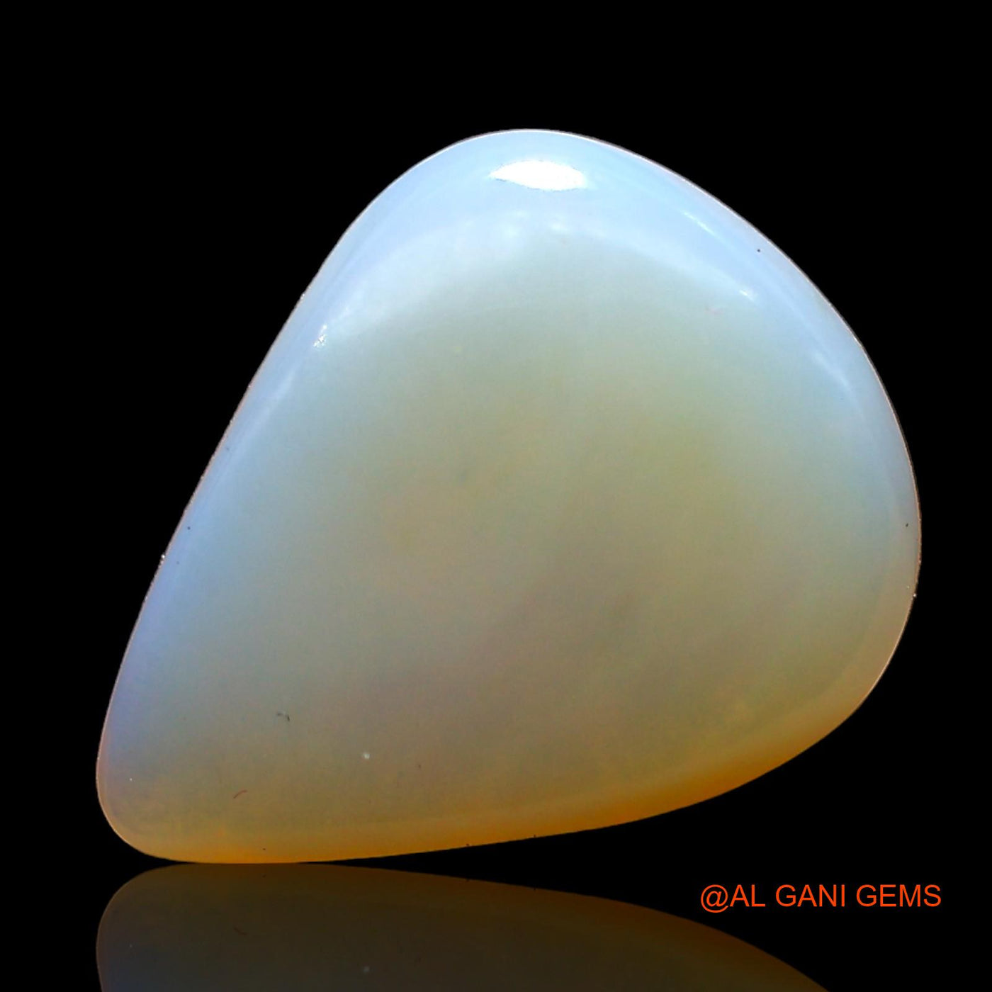 5.00 Cts Natural Australian Fire Opal Loose Gemstone Pear Cabochon 15x12x4 mm AD-431