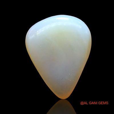 5.00 Cts Natural Australian Fire Opal Loose Gemstone Pear Cabochon 15x12x4 mm AD-431