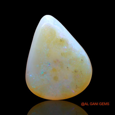 5.00 Cts Natural Australian Fire Opal Loose Gemstone Pear Cabochon 15x12x4 mm AD-431